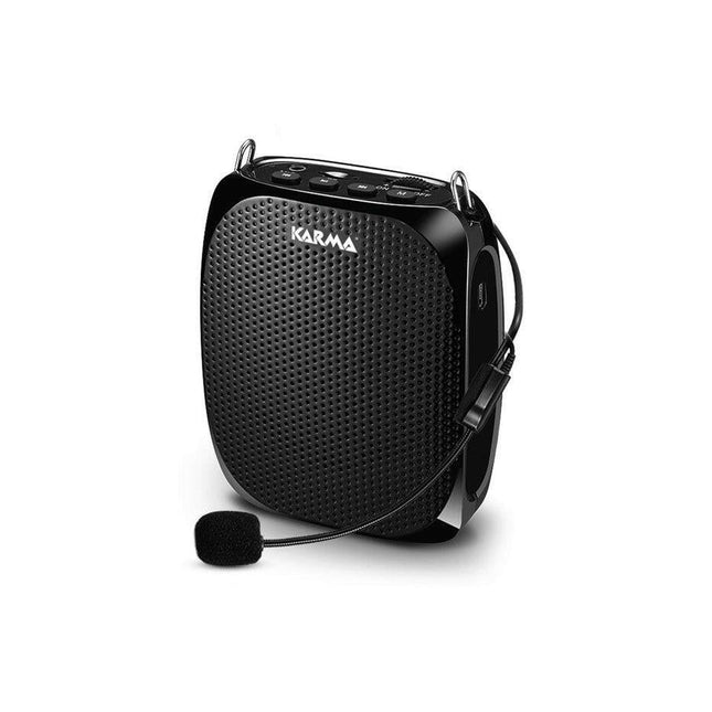 Sistema Som Portátil 20W c/ Microfone Headset - Cabeça-Som e luz-Karma-Music Stage