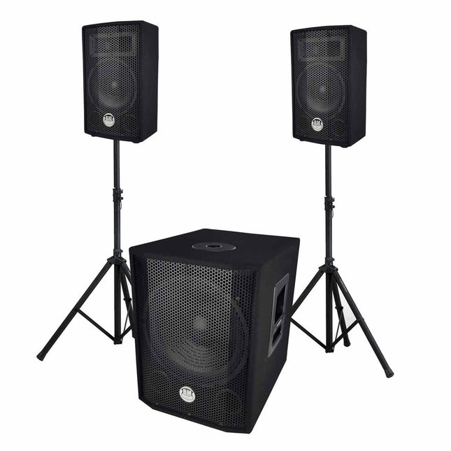 Sistema de Som 2.1 1000W-Som e luz-Karma-Music Stage