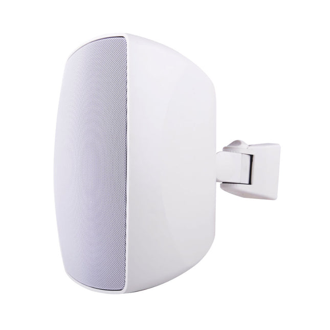 Coluna branca com suporte para parede