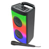 Coluna Portátil 2x4" 10W c/ MP3/BT/BAT/TWS +1 Micro