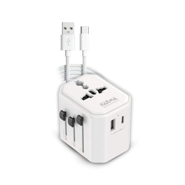 Adaptador de Alimentação p/ Viagem c/ USB-C - Kit Universal-Electricidade-DCU-Music Stage