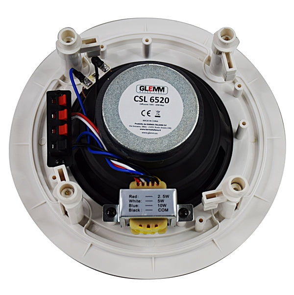 Coluna Tecto 100V 6,5" 20W-Som e luz-Glemm-Music Stage