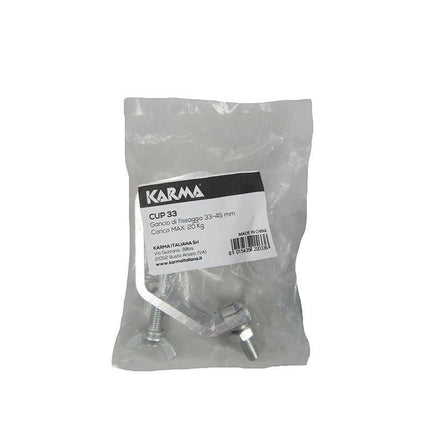 Garra / Gancho / Clamp 30 a 50mm-Som e luz-Karma-Music Stage