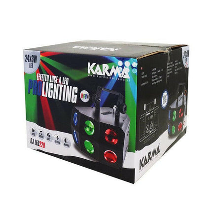 Projector Efeitos LED RGBA (DJ LED 220)-Som e luz-Karma-Music Stage
