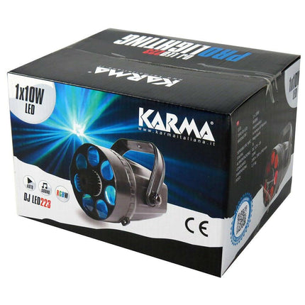 Projector Efeitos LED 10W QUAD-Som e luz-Karma-Music Stage
