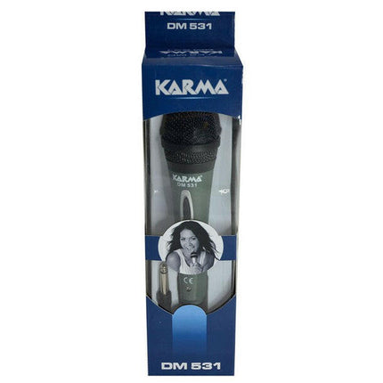 Microfone Mão Dinâmico 600ohm-Som e luz-Karma-Music Stage