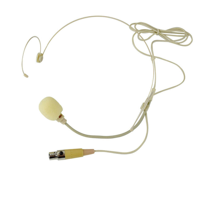 Microfone Cabeça Mini XLR - Creme