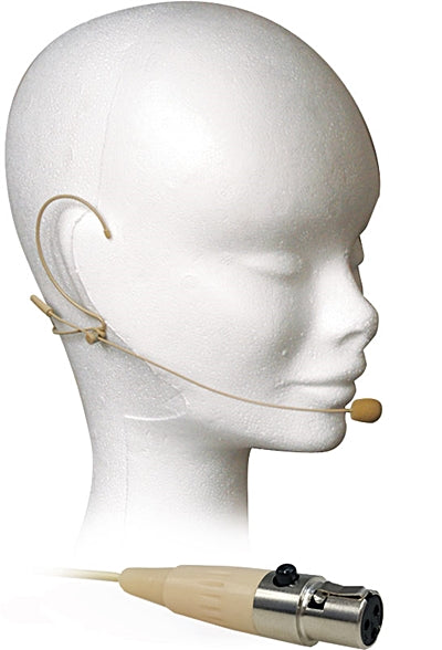 Microfone Headset - Cabeça Ficha Mini XLR - Creme-Som e luz-Karma-Music Stage