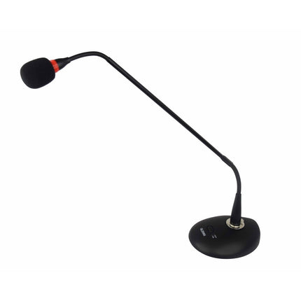 Microfone Mesa c/ Interruptor Mecânico-Som e luz-Glem-Music Stage