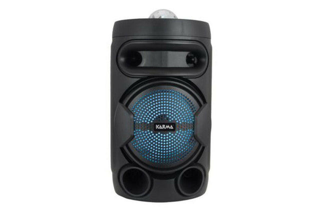 Coluna Portátil 6,5" 40W c/ MP3/TWS/RGB-Som e luz-Karma-Music Stage