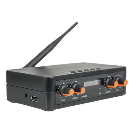 Sistema de Som s/ Fios - Emissor + Colunas-Som e luz-Glemm-Music Stage