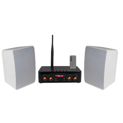 Sistema de Som s/ Fios - Emissor + Colunas-Som e luz-Glemm-Music Stage