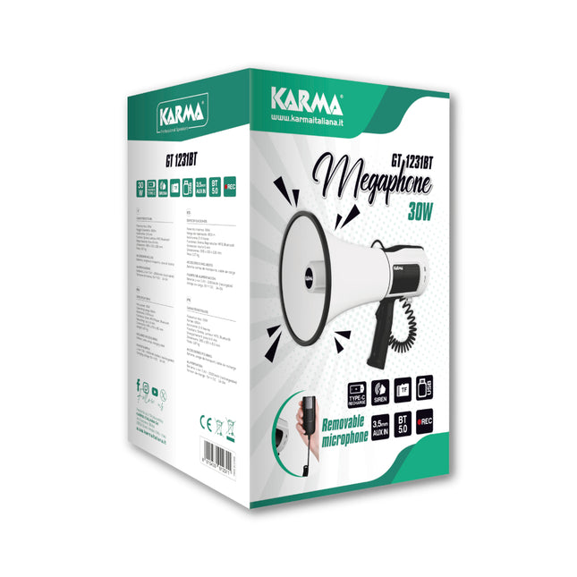 Megafone 30W-Conversores-Karma-Music Stage