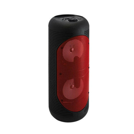 Coluna Portátil 2x5,25" 40W USB/SD/BT/BAT/TWS+1 Micro - Vermelho