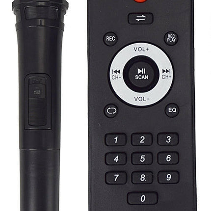 Coluna Portátil 12" 1000W USB/MP3/BT/LED + VHF-Som e luz-Karma-Music Stage