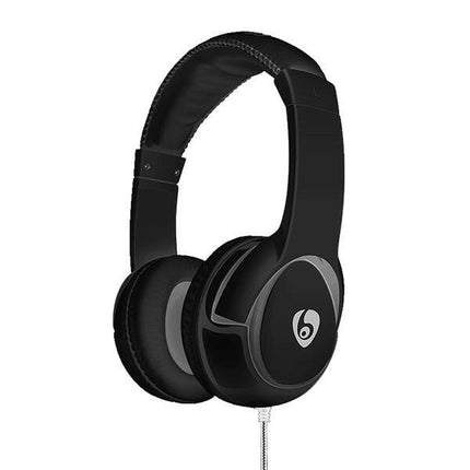 Auscultadores Ficha 3,5 c/ Microfone - Preto-Som e luz-Ovleng-Music Stage