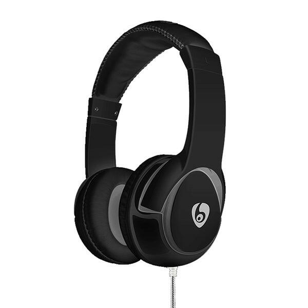 Auscultadores Ficha 3,5 c/ Microfone - Preto-Som e luz-Ovleng-Music Stage