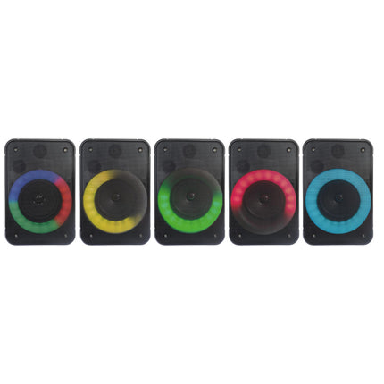 Coluna Portátil 4" 100W USB/SD/BT/BAT/TWS-Som e luz-Karma-Music Stage