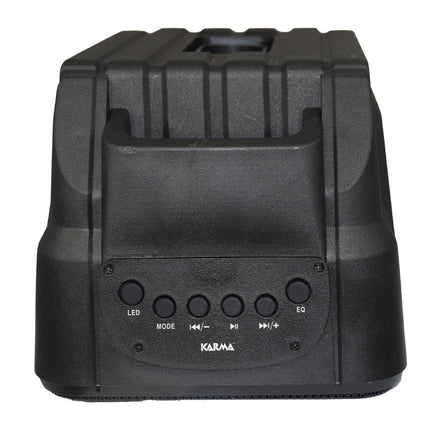 Coluna Portátil 4" 100W USB/SD/BT/BAT/TWS-Som e luz-Karma-Music Stage