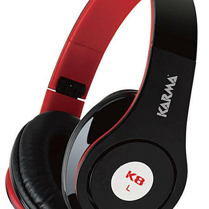 Auscultadores Ficha 3,5 - Preto/Vermelho-Som e luz-Karma-Music Stage