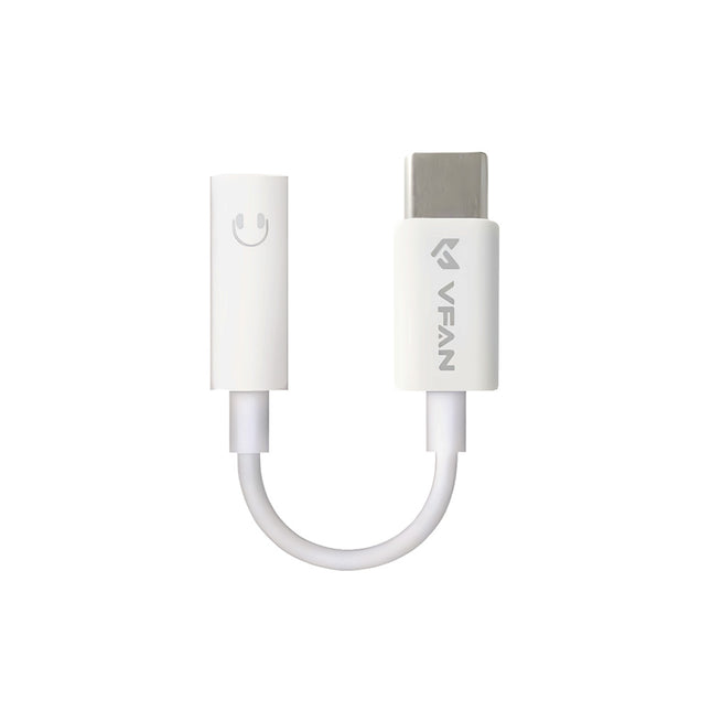 Adaptador USB-C Macho / Aúdio/Aux 3,5mm stereo Fêmea