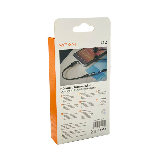 Adaptador Lightning para Jack 3,5 mm Fêmea