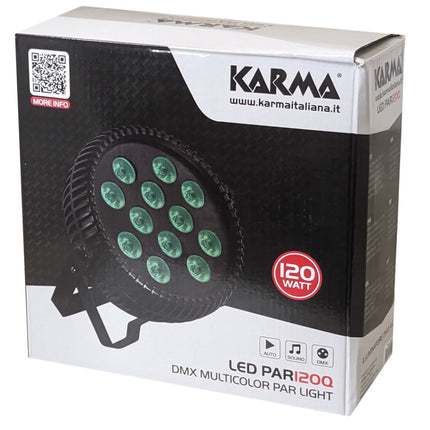 Projector Efeitos LED PAR 120W RGBW DMX-Som e luz-Karma-Music Stage