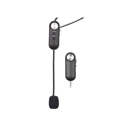 Microfone Cabeça s/ Fios + Receptor UHF (ficha 3,5mm)