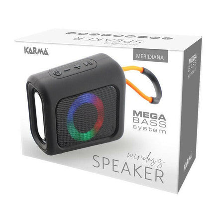 Coluna Portátil Bluetooth MERIDIANA G-Som e luz-Karma-Music Stage