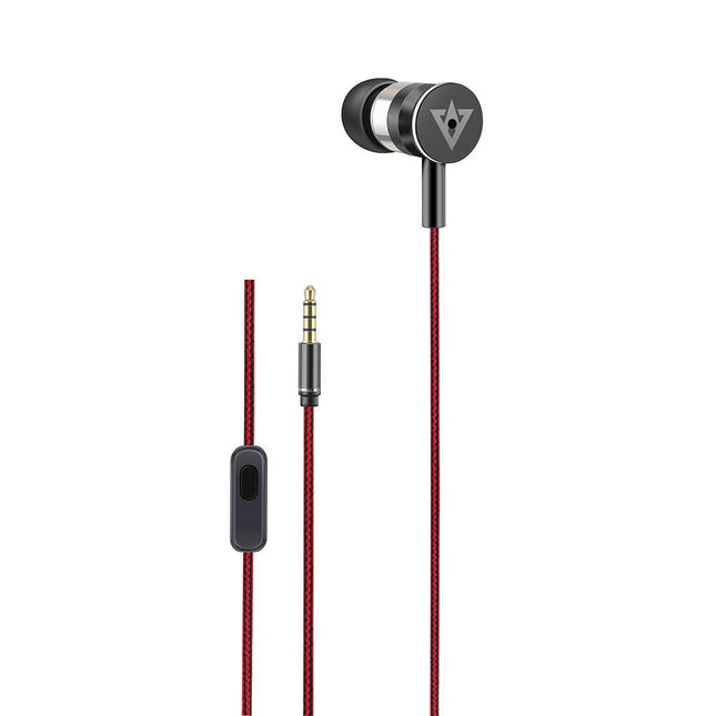 Auriculares Ficha 3,5 c/ Micro - Preto-Som e luz-Karma-Music Stage