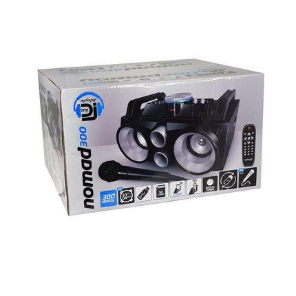 Box Multimédia 300W-Som e luz-Music Stage-Music Stage