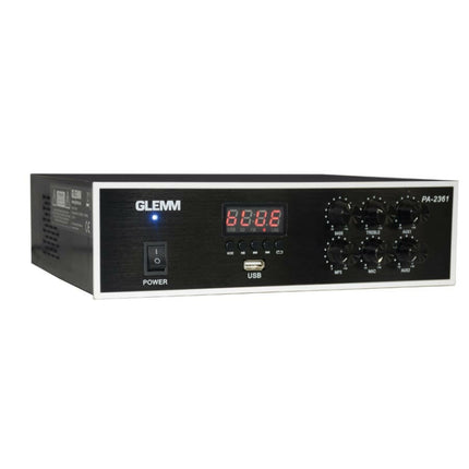 Amplificador Audio 2x30W USB/MP3/BT (AC220V/DC12V)-Som e luz-Glem-Music Stage