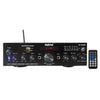 Amplificador Audio Karaoke c/ Display FM/USB/MP3/BT 2x50W