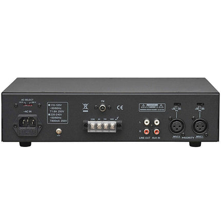 Amplificador Audio 100V 120W FM/USB/SD/MP3-Som e luz-Karma-Music Stage