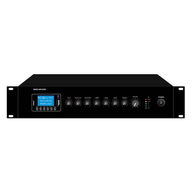 Amplificador Audio 100V 350W Wi-Fi – 4 Zonas