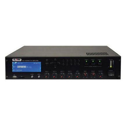 Amplificador Audio 100V 480W SD/USB/MP3 - 3 Zonas