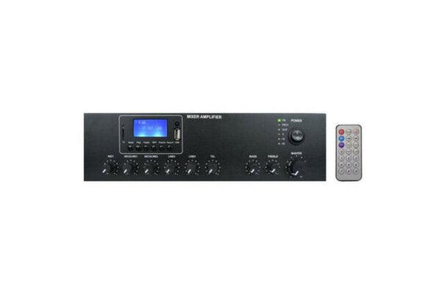 Amplificador Audio 100V 60W FM/USB/DAB