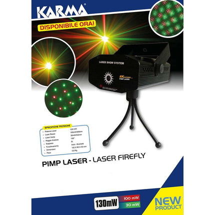 Laser Verde e Vermelho - Laser Firefly 130mW