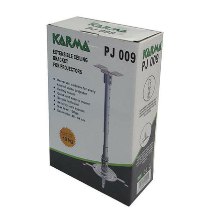 Suporte Projector Tecto Inclinável Altura 40 a 64cm - 10Kg-Tv audio video-Karma-Music Stage
