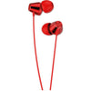 Auriculares Ficha 3,5 Preto c/ Micro - Vermelho