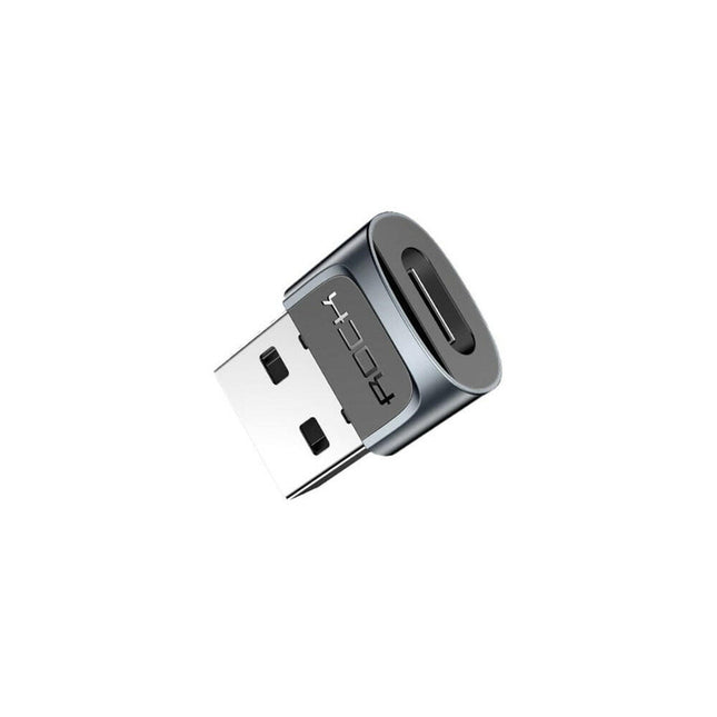 Adaptador USB 2.0 "A" Macho / USB-C Fêmea-Fichas e cabos-Rock Space-Music Stage