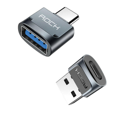 Adaptador USB 2.0 "A" Macho / USB-C Fêmea-Fichas e cabos-Rock Space-Music Stage