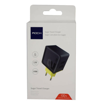 Transformador AC230V/DC5V 2,4A 2xUSB (2,4A máx)-Energia-Rock Space-Music Stage