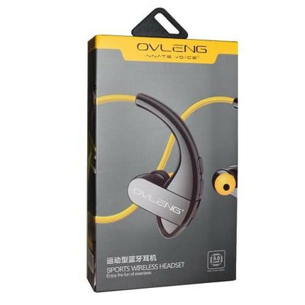 Auriculares Bluetooth Vermelho-Som e luz-Ovleng-Music Stage