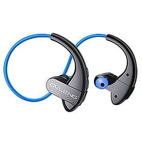 Auriculares Bluetooth Vermelho-Som e luz-Ovleng-Music Stage