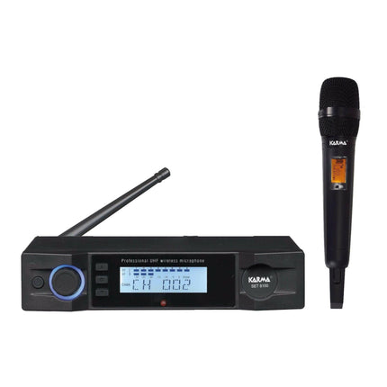Microfone Mão s/ Fios + Receptor UHF 740-760MHz-Som e luz-Karma-Music Stage