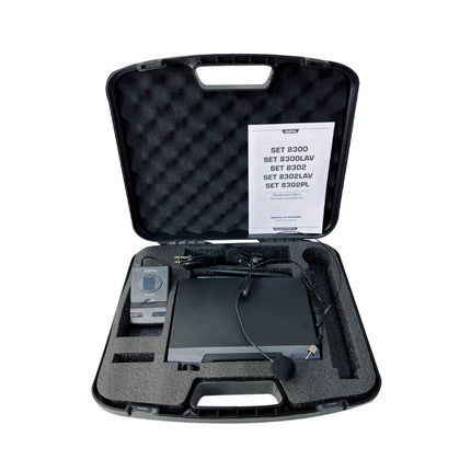 Microfone Cabeça s/ Fios + Receptor UHF-Karma-Music Stage