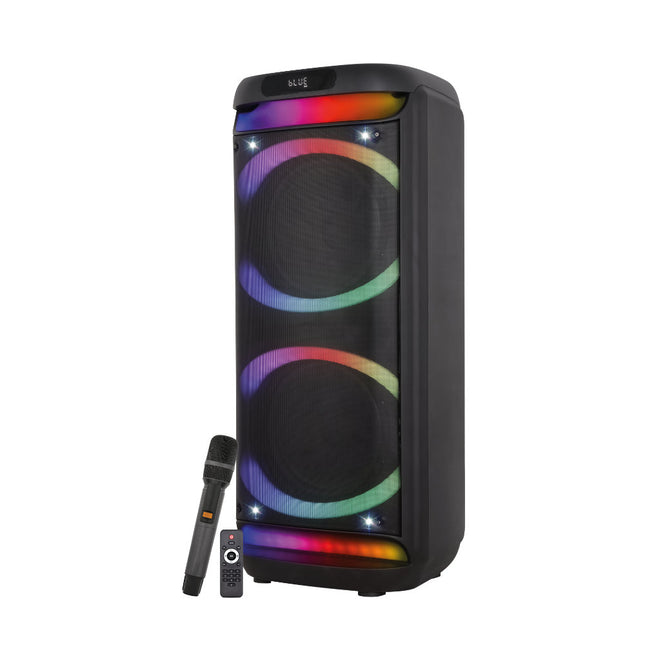 Coluna Portátil 10" 170W + 1 Micro + Comando