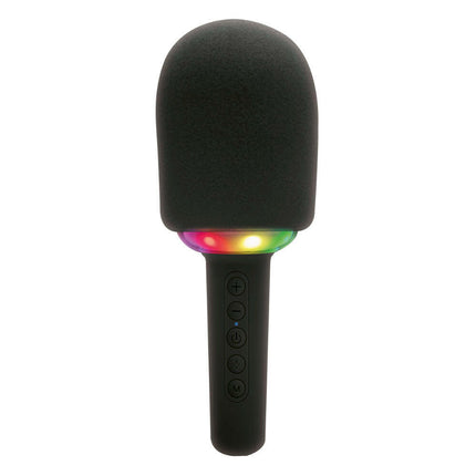 Microfone Karaoke Bluetooth SNG N - Preto-Som e luz-Karma-Music Stage