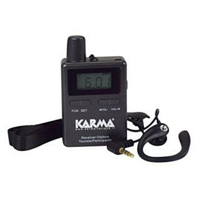 Receptor p/ Visita Guiada - TG 100RX-Vigilancia e Seguranca-Karma-Music Stage